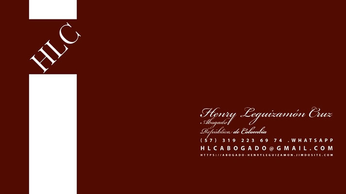Abogado Henry Leguizamón Cruz, Asesorías Jurídicas Leguizamón